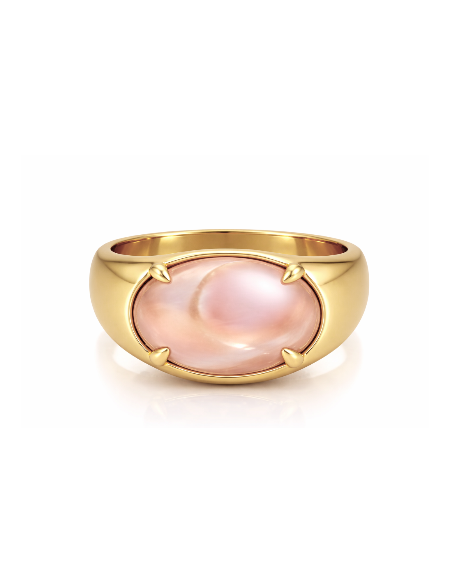 Oval Pearl Ring